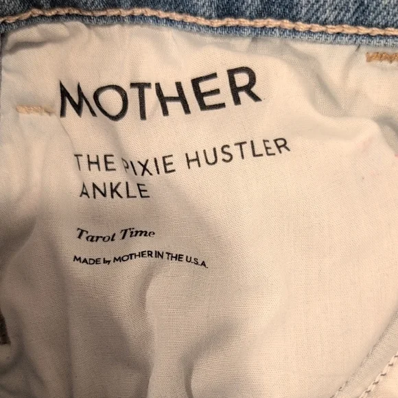 MOTHER Light Blue Flare Jeans - Picture 7 of 11